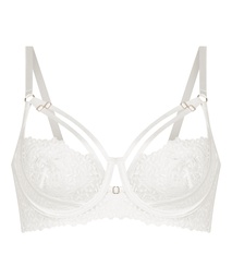 Soutien-Gorge Longline Kristina Armaturé Sans Rembourrage - Blanc