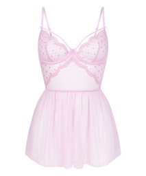 Baby-doll Cordelie - Rose