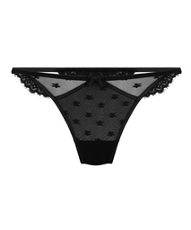 String échancré Valora - Noir, Noir, coloris