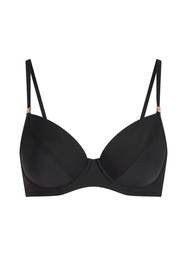 Luna Bikini Top - Black, Noir, coloris