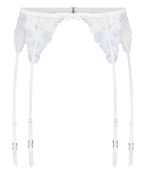 Porte-jarretelles Peonie - Blanc