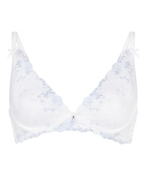 Soutien-Gorge Longline à Armatures Sans Rembourrage Peonie - Blanc