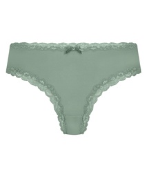 Slip brésilien en forme de V London - Vert, Vert, coloris