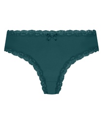 Slip brésilien en forme de V London - Vert, Vert, coloris