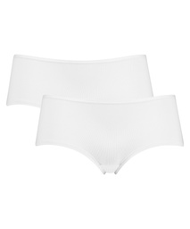 2 Cotton Boxers Kim - White, Blanc, coloris