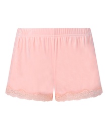 Short en velours à dentelle - Rose, Rose, coloris