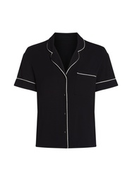 Veste à manches courtes en jersey Essential - Noir, Noir, coloris