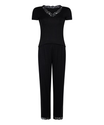 Ensemble pyjama Nanna - Noir, Noir, coloris