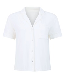 Veste à manches courtes en jersey Essential - Blanc, Blanc, coloris