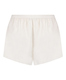 Short en satin Minimal - Blanc, Blanc, coloris