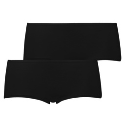 2 Cotton Boxers Kim - Black, Noir, coloris