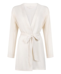 Kimono Satin - Blanc, Blanc, coloris