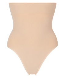 Slip Rio taille haute sans coutures mettant en valeur la silhouette - Beige, Beige, coloris