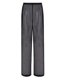 Pantalon de plage en maille - Noir, Noir, coloris