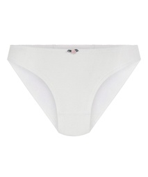 Culotte brésilienne Pointelle - Blanc, Blanc, coloris