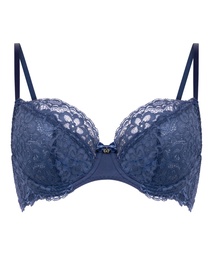 Soutien-gorge à armatures non-préformé Marine - Bleu, Bleu, coloris