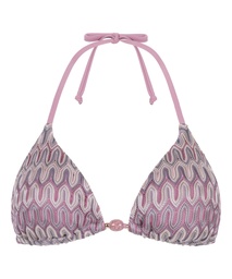 Haut de bikini triangle Cali - Rose, Rose, coloris