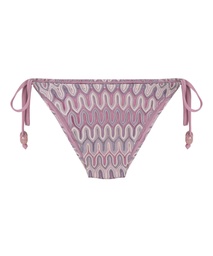 Bas de bikini à jambe haute Cali - Rose