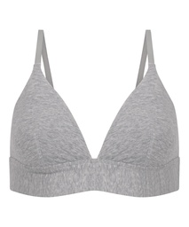 Brassière en coton - Gris, Gris, coloris