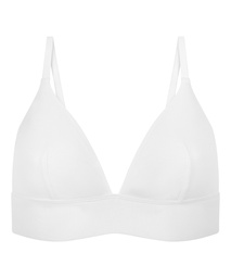 Brassière en coton - Blanc, Blanc, coloris