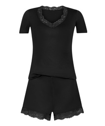 Pyjama en jersey - Noir, Noir, coloris
