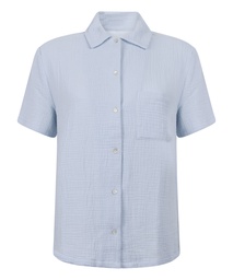 Veste en mousseline - Bleu, Bleu, coloris