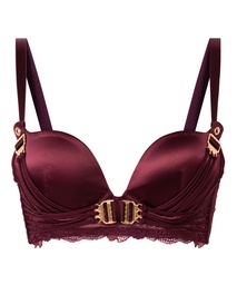 Soutien-gorge à armatures longline push-up préformé Avela - Rouge, Rouge, coloris