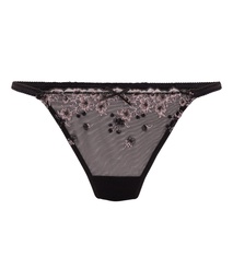 String jambe haute Chloe - Noir, Noir, coloris