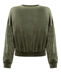 Top Velours - Vert, Vert, coloris