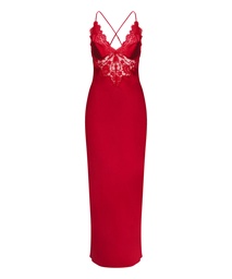 Mya Slipdress - Red, Rouge, coloris