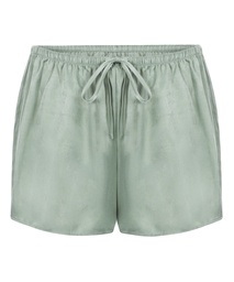 Satin Shorts Ayla - Vert, Vert, coloris