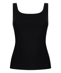 Débardeur en coton doux - Noir, Noir, coloris
