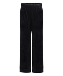 Pantalon de pyjama Velours - Noir, Noir, coloris