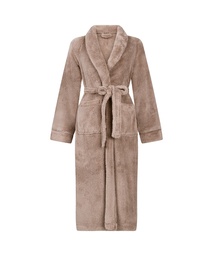 Peignoir Fleece - Beige, Beige, coloris