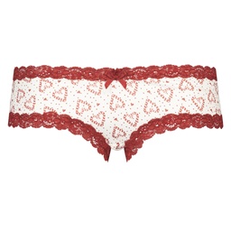 V-Shaped Microfibre Brazilian - White, Blanc, coloris