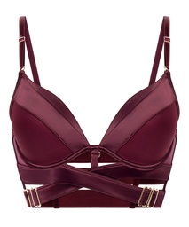 Soutien-gorge à armatures longline push-up préformé Colette - Violet, Violet, coloris