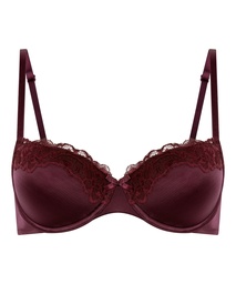 Lace & Shine Padded Underwired Bra - Purple, Violet, coloris