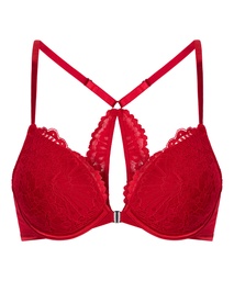Soutien-gorge à armatures push-up préformé Whitney - Rouge