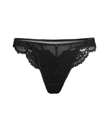 String échancré Whitney - Noir, Noir, coloris