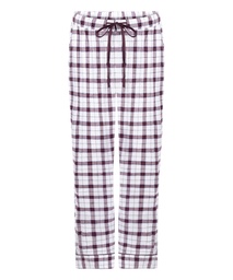 Pantalon de Pyjama Flanel - Blanc, Blanc, coloris