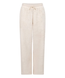 Pantalon Fluffy Fleece - Beige, Beige, coloris