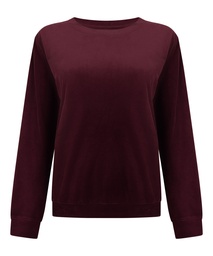 Top Velours - Rouge, Rouge, coloris