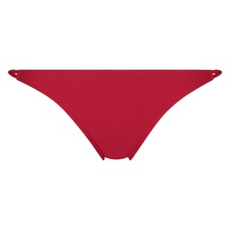 Brazilian Tanga Bikini Bottoms Scarlet Ruffle - Red, Rouge, coloris