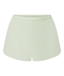 Short en satin Minimal - Vert, Vert, coloris