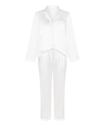 Ensemble de pyjama en satin Shiny - Blanc, Blanc, coloris