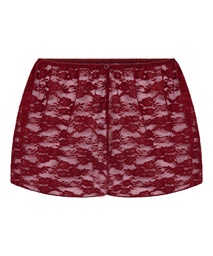 Short en dentelle intégrale - Rouge, Rouge, coloris