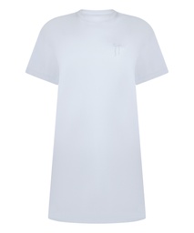 Chemise de nuit à col rond - Bleu, Bleu, coloris