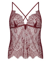 Camisole Lace Delphine - Rouge, Rouge, coloris