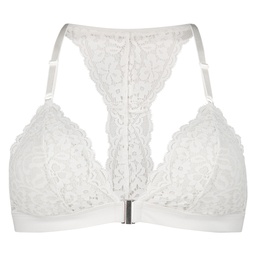 Marina Padded Triangle Bralette - White, Blanc, coloris