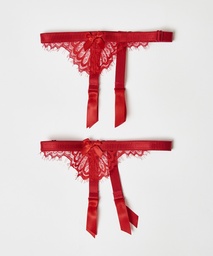 Jarretelles Private - Rouge, Rouge, coloris